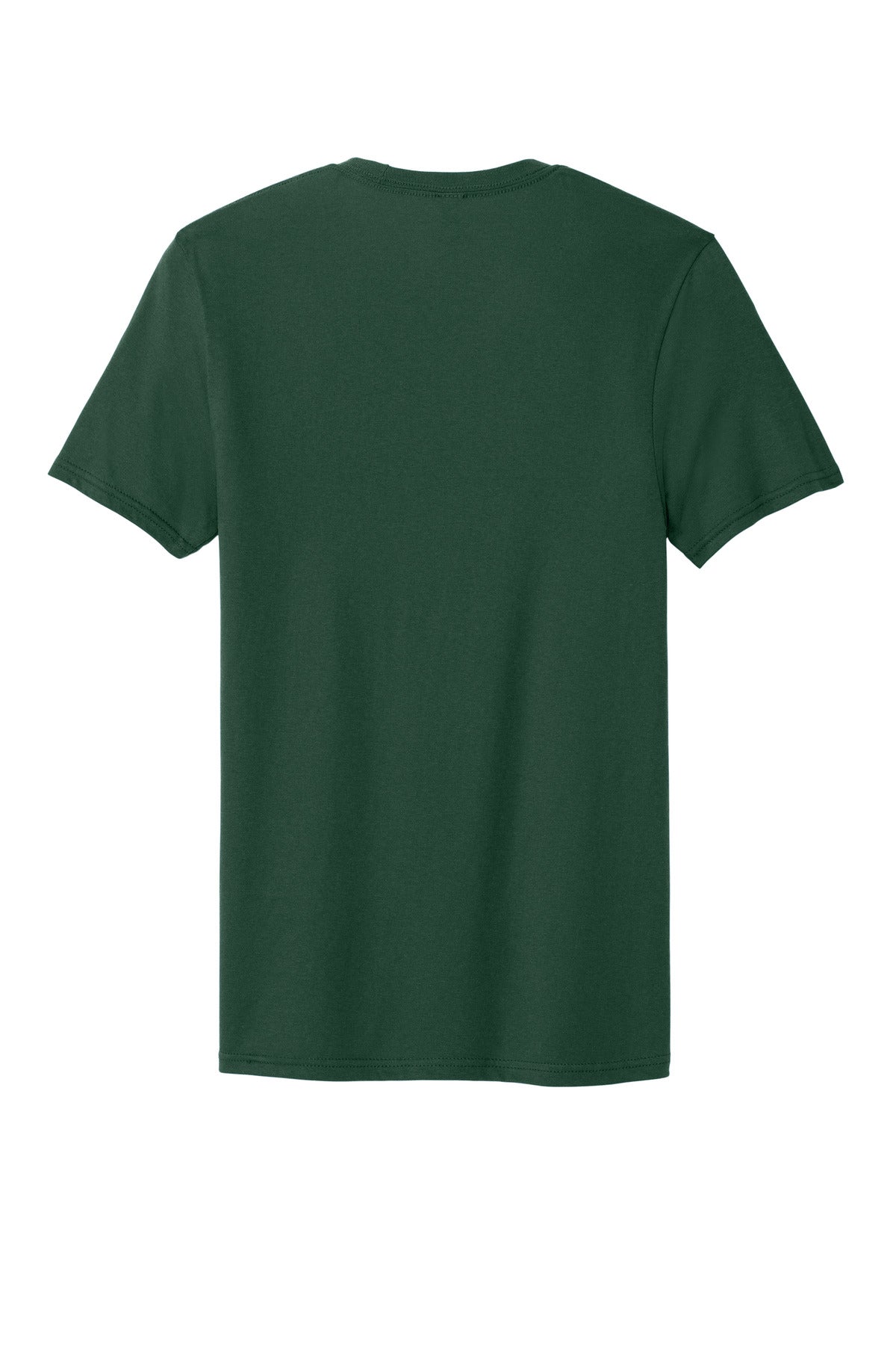 Rear View of Forest Green District The Concert Tee DT5000