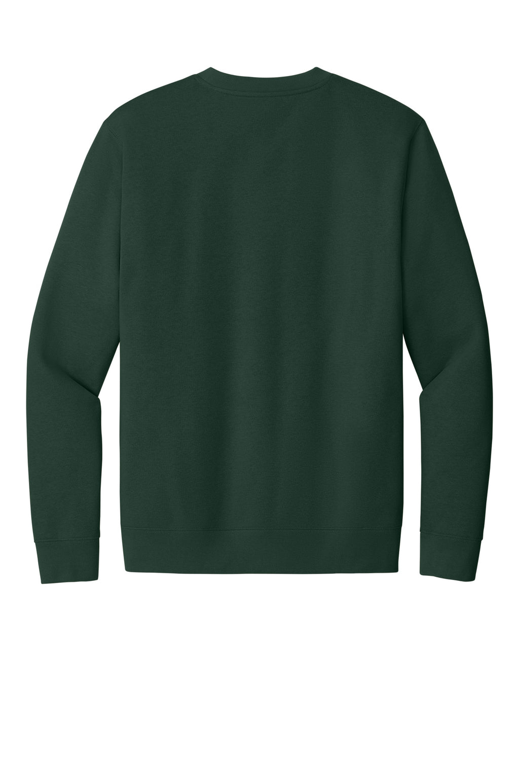 Rear View of Forest Green District V.I.T. Fleece Crew DT6104
