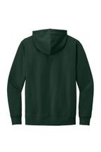 Rear View of Forest Green District V.I.T. Fleece Hoodie DT6100