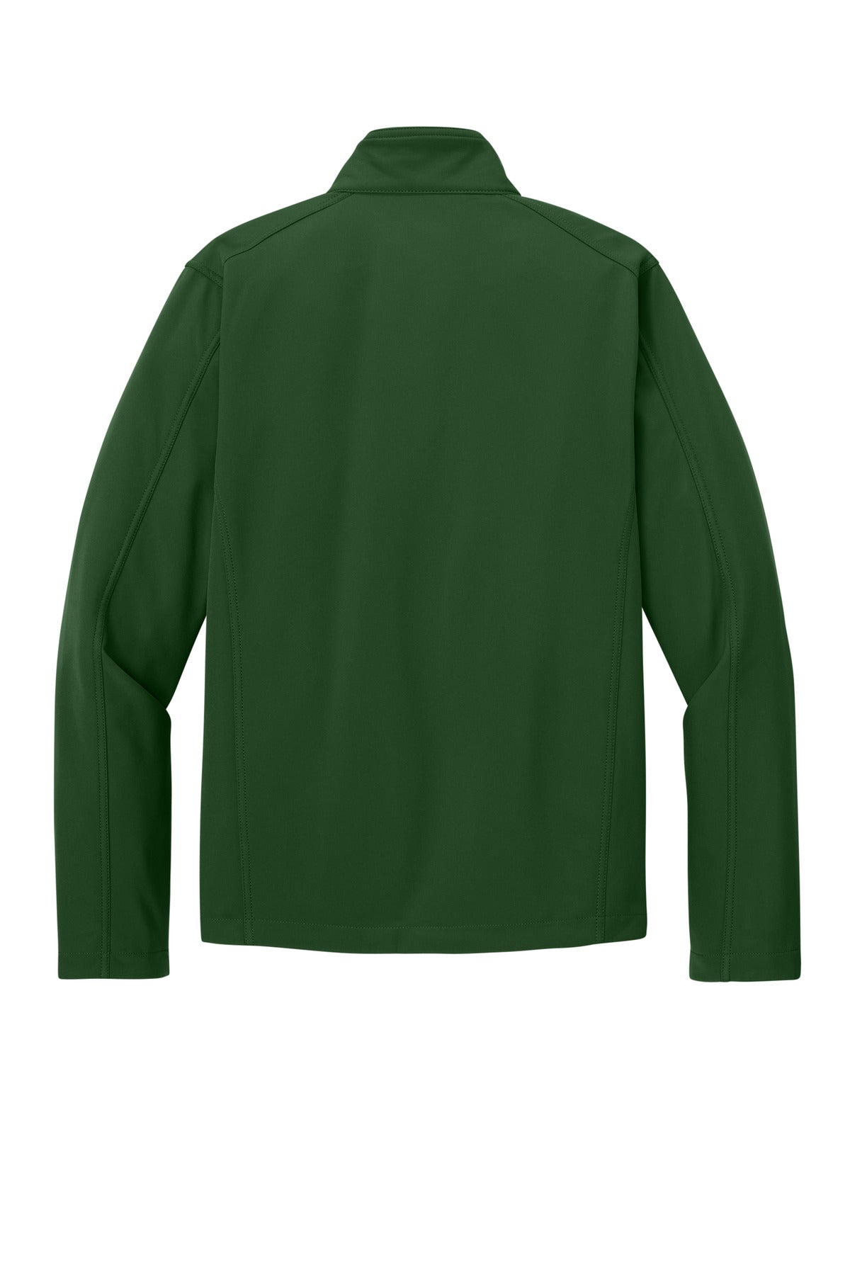 Rear View of Forest Green Port Authority Core Soft Shell Jacket. J317