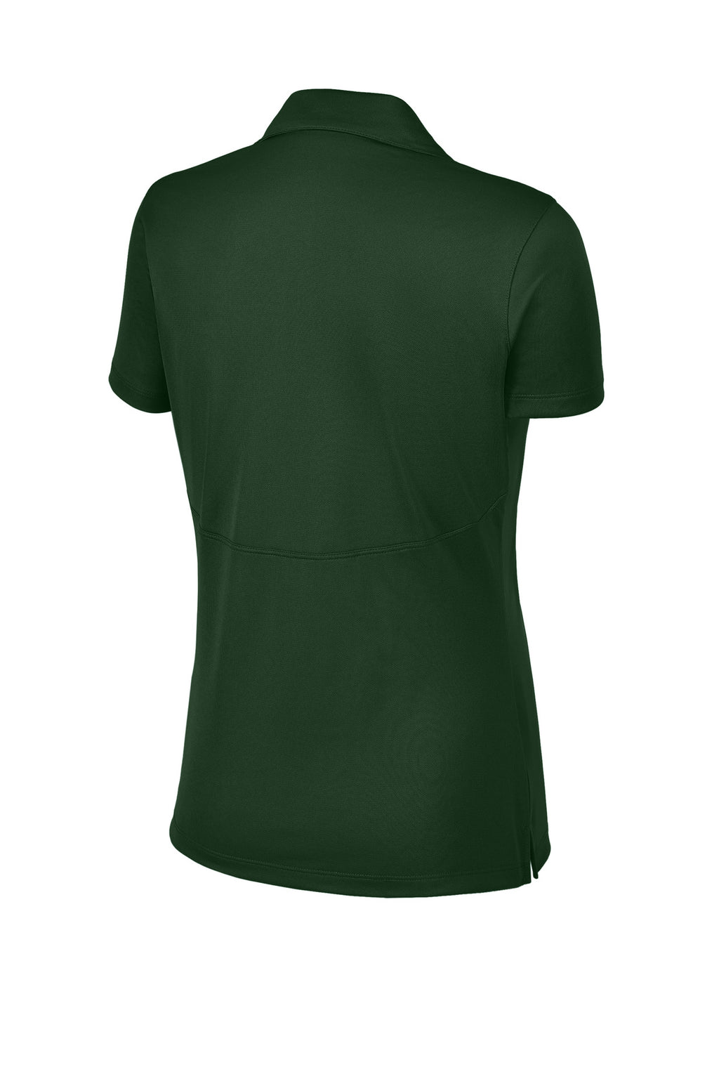 Rear View of Forest Green Sport-Tek Women's Micropique Sport-Wick Polo. LST650