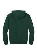 Rear View of ForestGrn District V.I.T. Heavyweight Fleece Hoodie DT6150