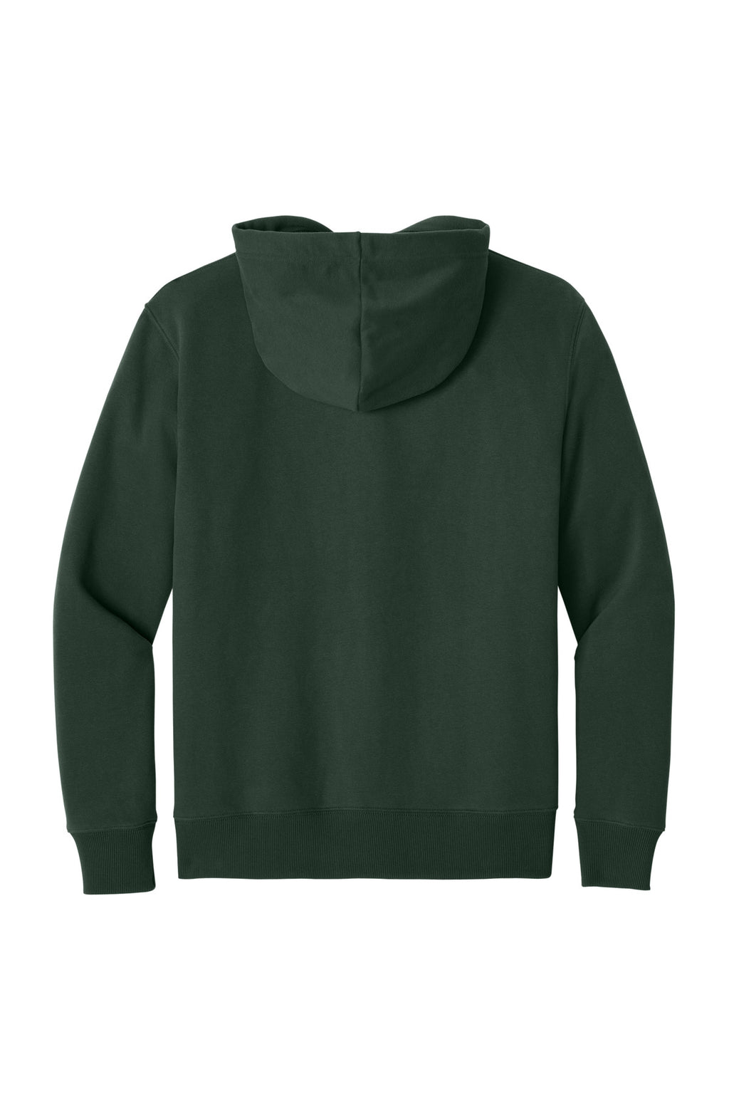 Rear View of ForestGrn District V.I.T. Super Heavyweight Fleece Hoodie DT6600