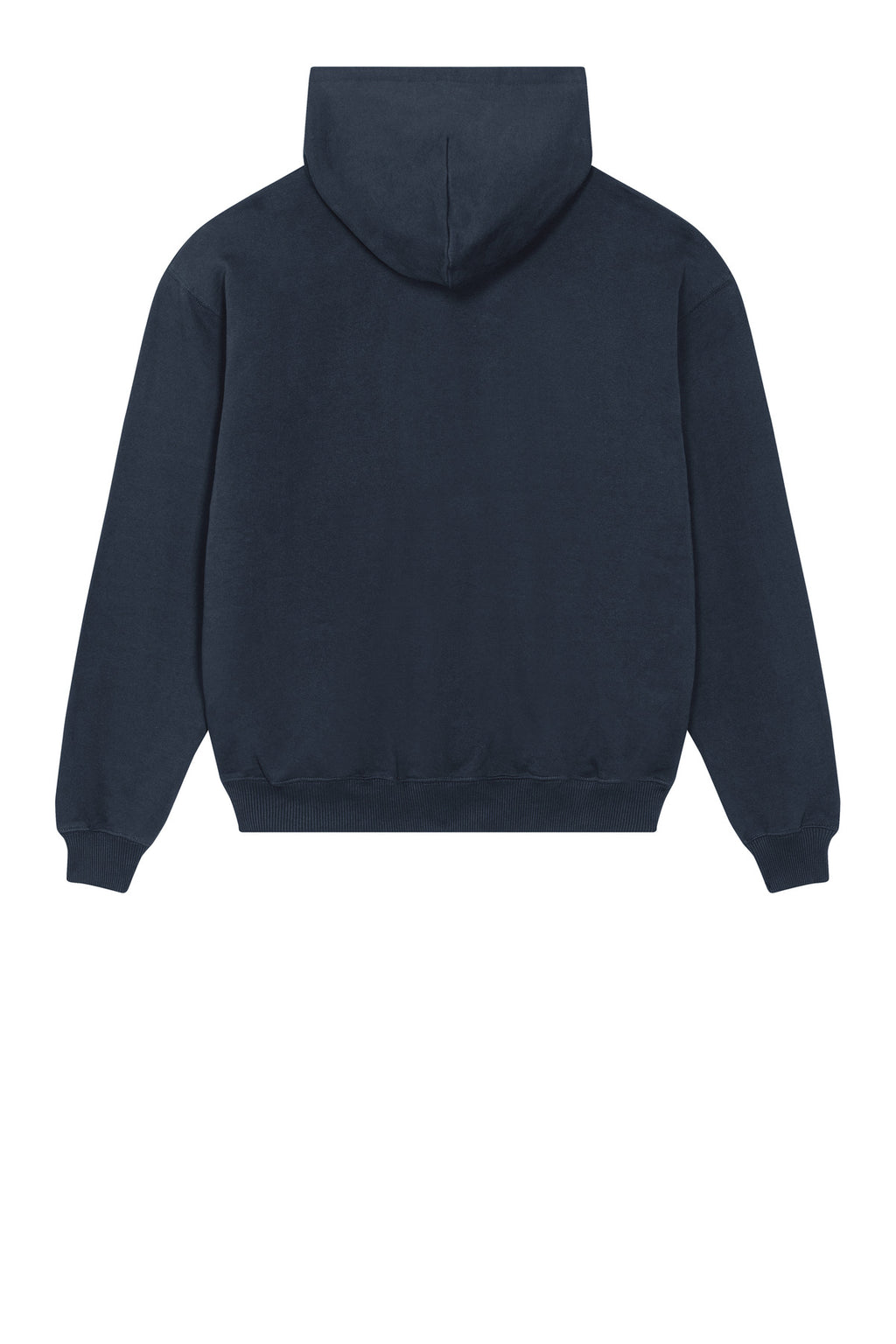 Rear View of FrenchNavy Stanley/Stella Unisex Cooper Dry Hooded Sweatshirt SXU028