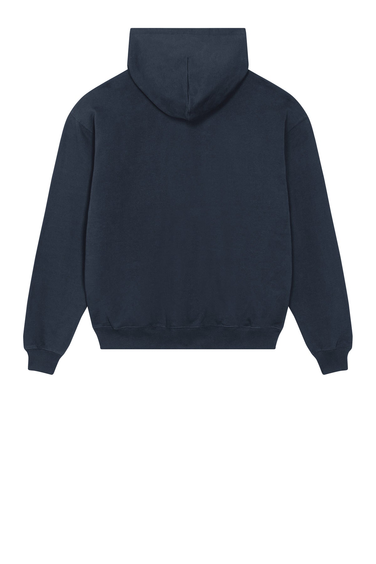 Rear View of FrenchNavy Stanley/Stella Unisex Cooper Dry Hooded Sweatshirt SXU028