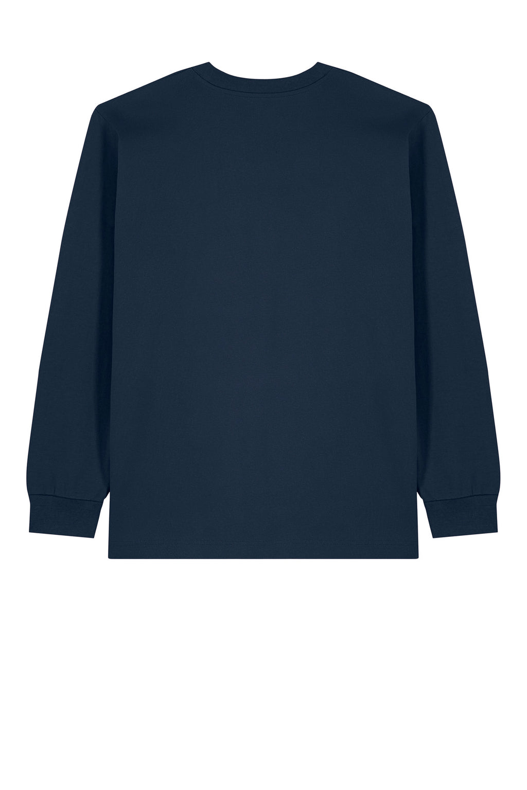 Rear View of FrenchNavy Stanley/Stella Unisex Freestyler Heavyweight Long Sleeve Tee SXU023