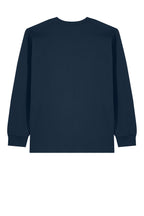 Rear View of FrenchNavy Stanley/Stella Unisex Freestyler Heavyweight Long Sleeve Tee SXU023