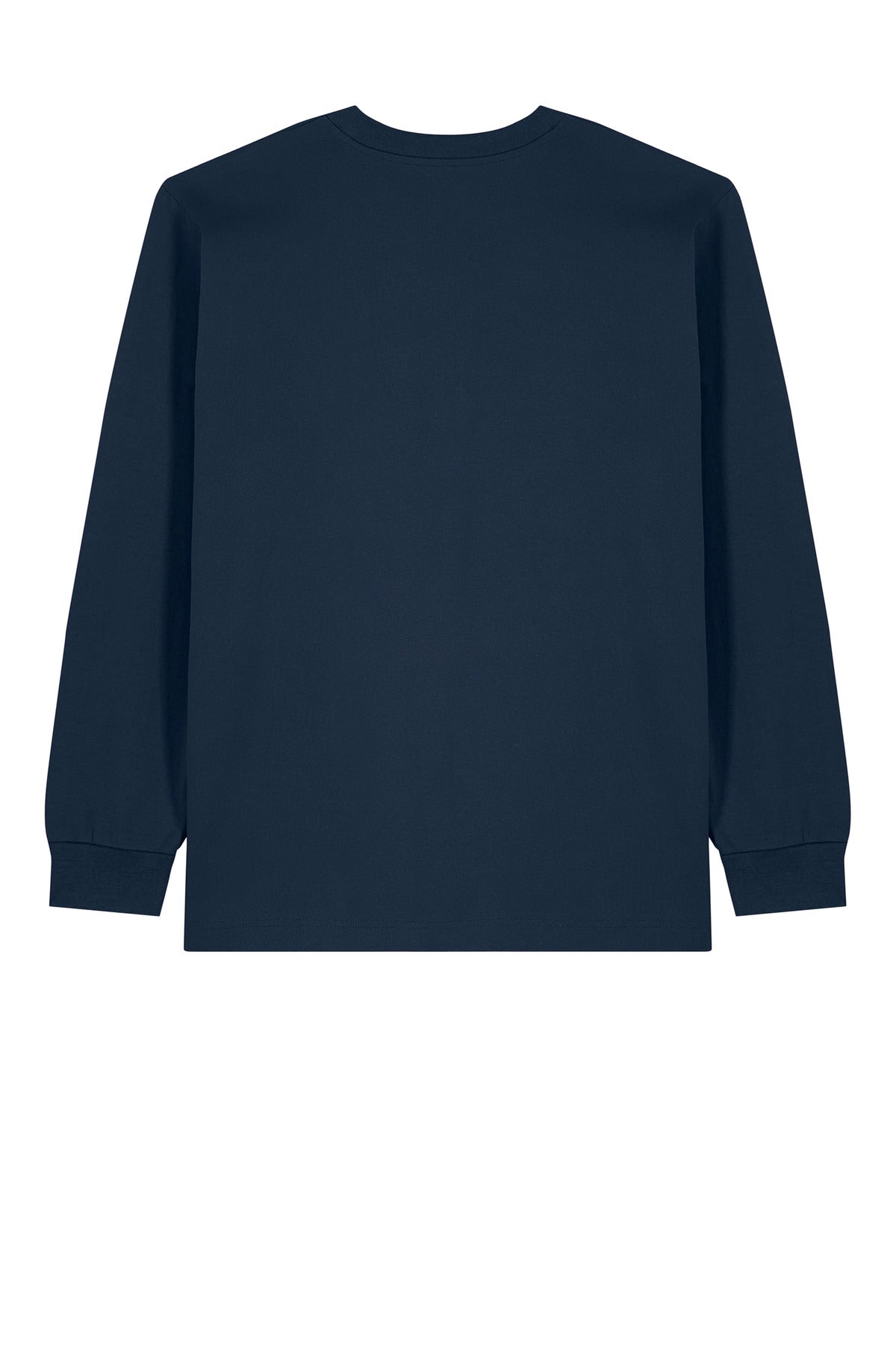 Rear View of FrenchNavy Stanley/Stella Unisex Freestyler Heavyweight Long Sleeve Tee SXU023