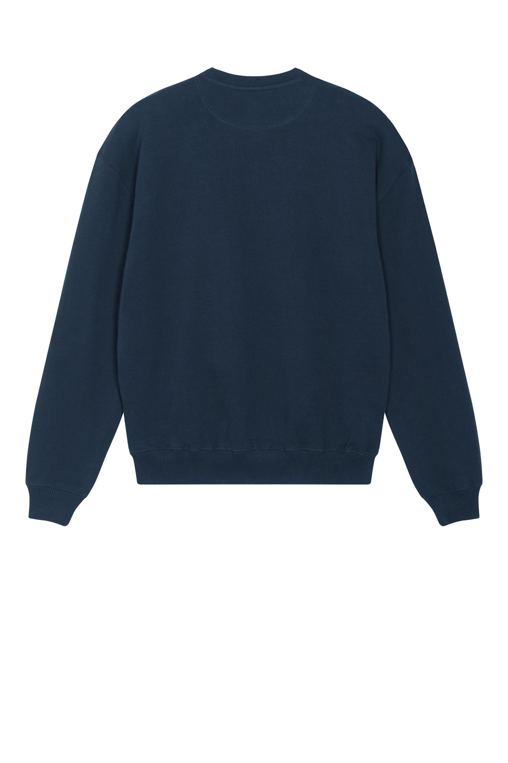 Rear View of FrenchNavy Stanley/Stella Unisex Ledger Dry Crewneck Sweatshirt SXU029