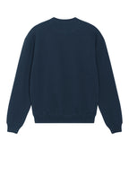 Rear View of FrenchNavy Stanley/Stella Unisex Ledger Dry Crewneck Sweatshirt SXU029