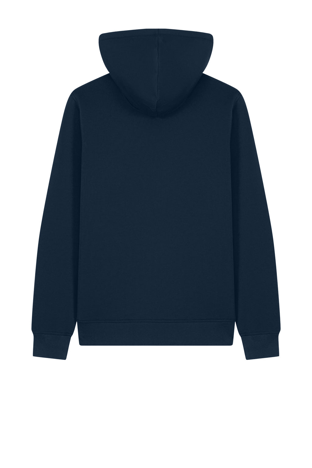 Rear View of FrenchNavy Stanley/Stella Unisex Mixer Full-Zip Hooded Sweatshirt SXU011