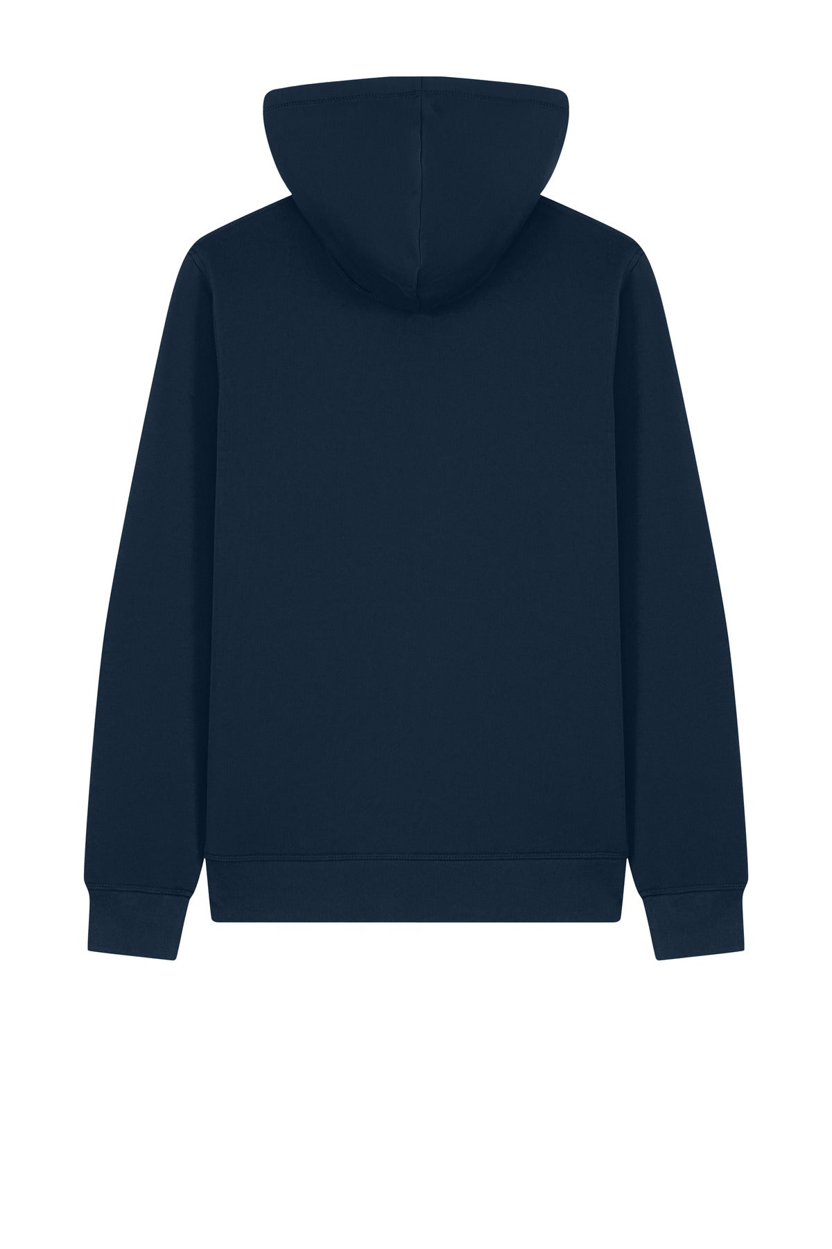 Rear View of FrenchNavy Stanley/Stella Unisex Mixer Full-Zip Hooded Sweatshirt SXU011