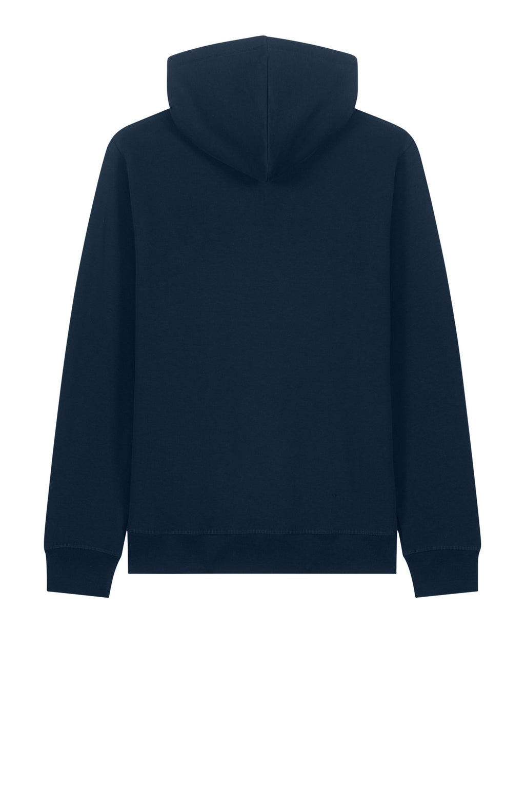 Rear View of FrenchNavy Stanley/Stella Unisex Sounder Hooded Sweatshirt SXU012
