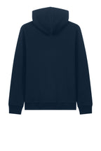 Rear View of FrenchNavy Stanley/Stella Unisex Sounder Hooded Sweatshirt SXU012