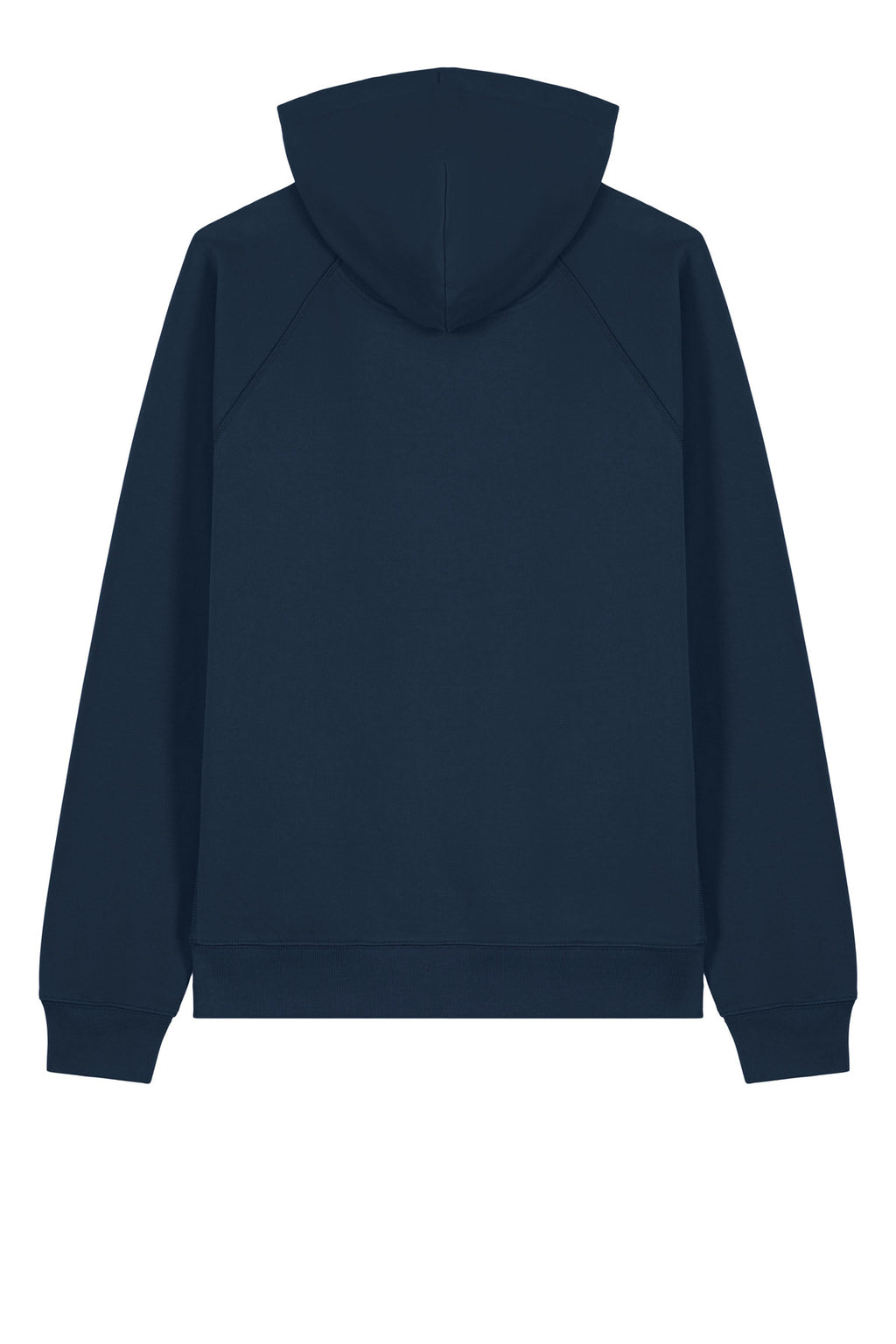 Rear View of FrenchNavy Stanley/Stella Unisex Striker Hooded Sweatshirt SXU027