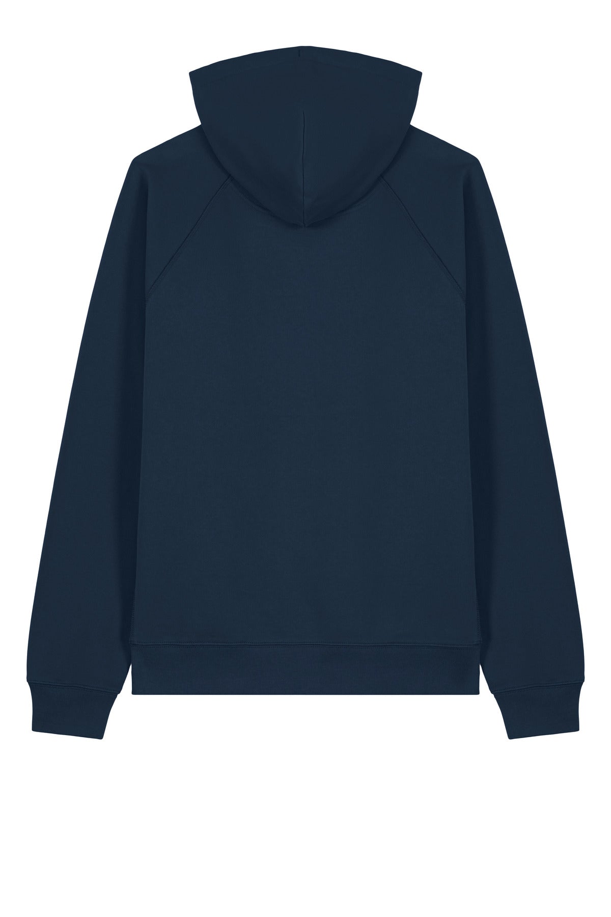 Rear View of FrenchNavy Stanley/Stella Unisex Striker Hooded Sweatshirt SXU027