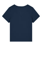 Rear View of FrenchNavy Stanley/Stella Women's Stella Isla V-Neck Tee SXW032