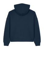 Rear View of FrenchNavy Stanley/Stella Women's Stella Nora Hooded Sweatshirt SXW035