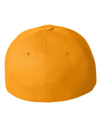 Rear View of Gold Cotton Blend Cap - 6277