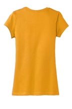 Rear View of Gold District Women's Fitted Very Important Tee . DT6001