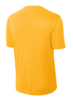 Rear View of Gold Sport-Tek PosiCharge Competitor Tee. ST350
