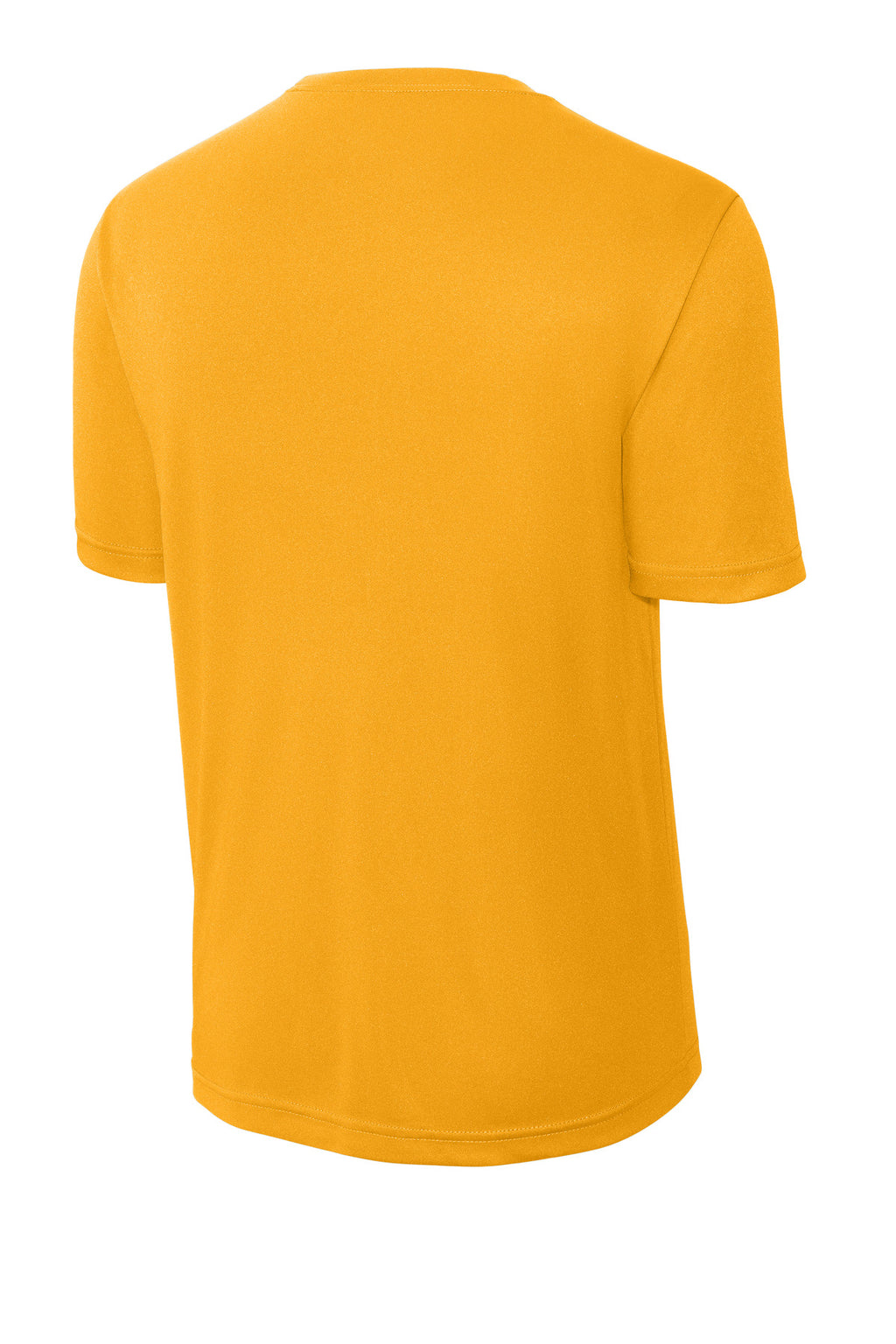Rear View of Gold Sport-Tek PosiCharge Competitor Tee. ST350
