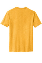 Rear View of GoldHthr District Perfect Blend CVC Tee. DM108