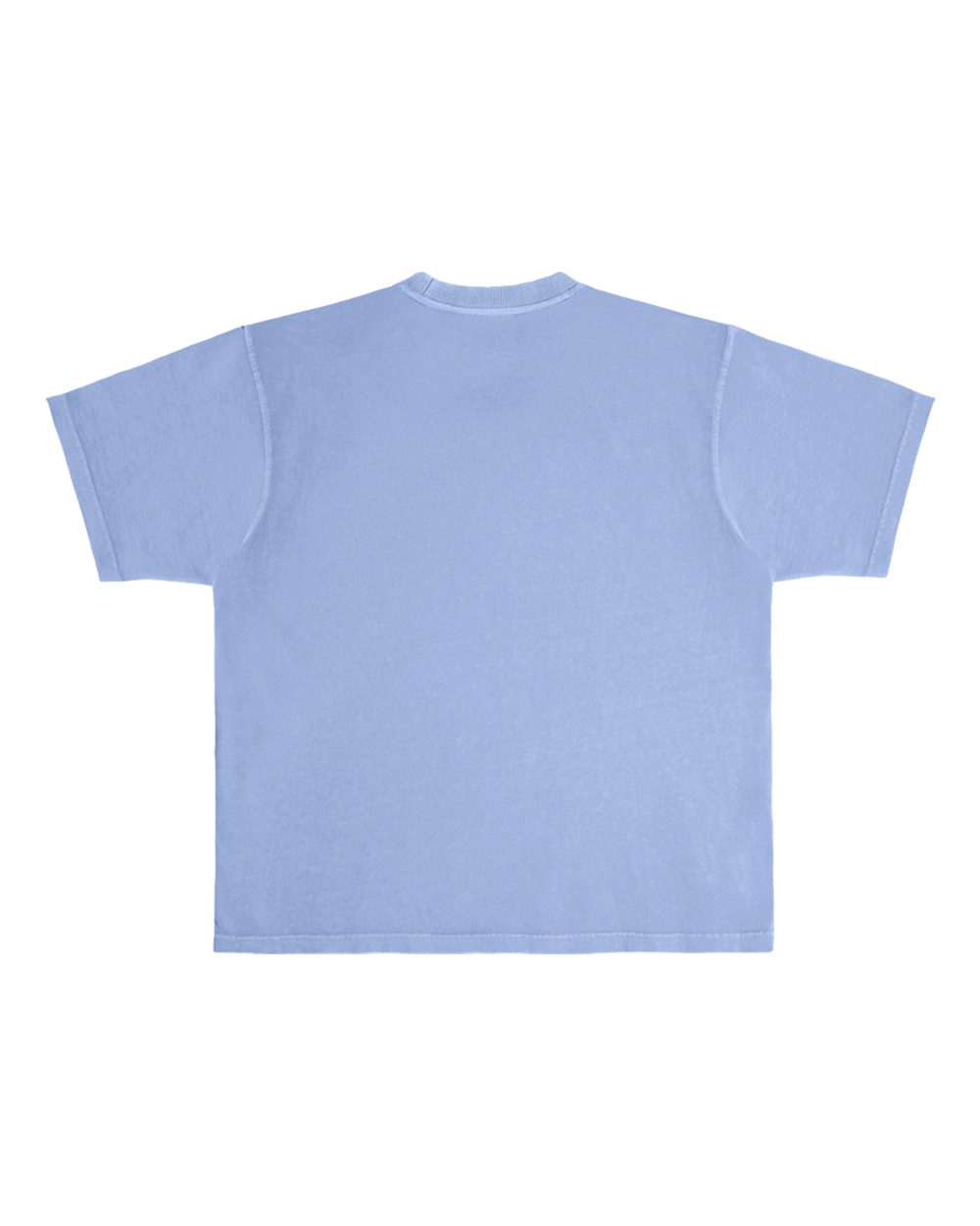 Rear View of Grape Ice Urban Heavyweight T-Shirt - LS16005