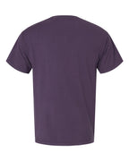 Rear View of Grape Soda Garment-Dyed T-Shirt - GDH100