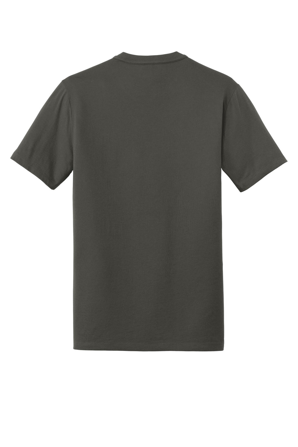 Rear View of Graphite New Era Heritage Blend Crew Tee. NEA100