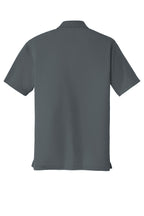 Rear View of Graphite Port Authority Dry Zone UV Micro-Mesh Polo. K110