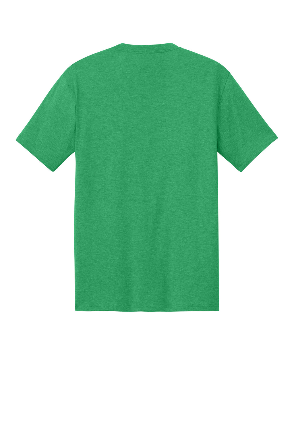 Rear View of Green Frost District Perfect Tri Tee. DM130