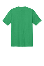 Rear View of Green Frost District Perfect Tri Tee. DM130