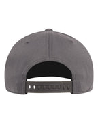Rear View of Grey 110® Snapback Cap - 110F