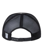 Rear View of Grey/ Black Everyday Trucker Cap - GB452E