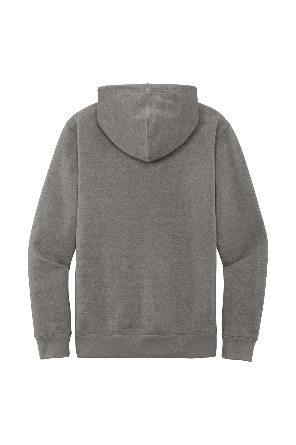 Rear View of Grey Frost District V.I.T. Fleece Hoodie DT6100