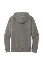 Rear View of Grey Frost District V.I.T. Fleece Hoodie DT6100