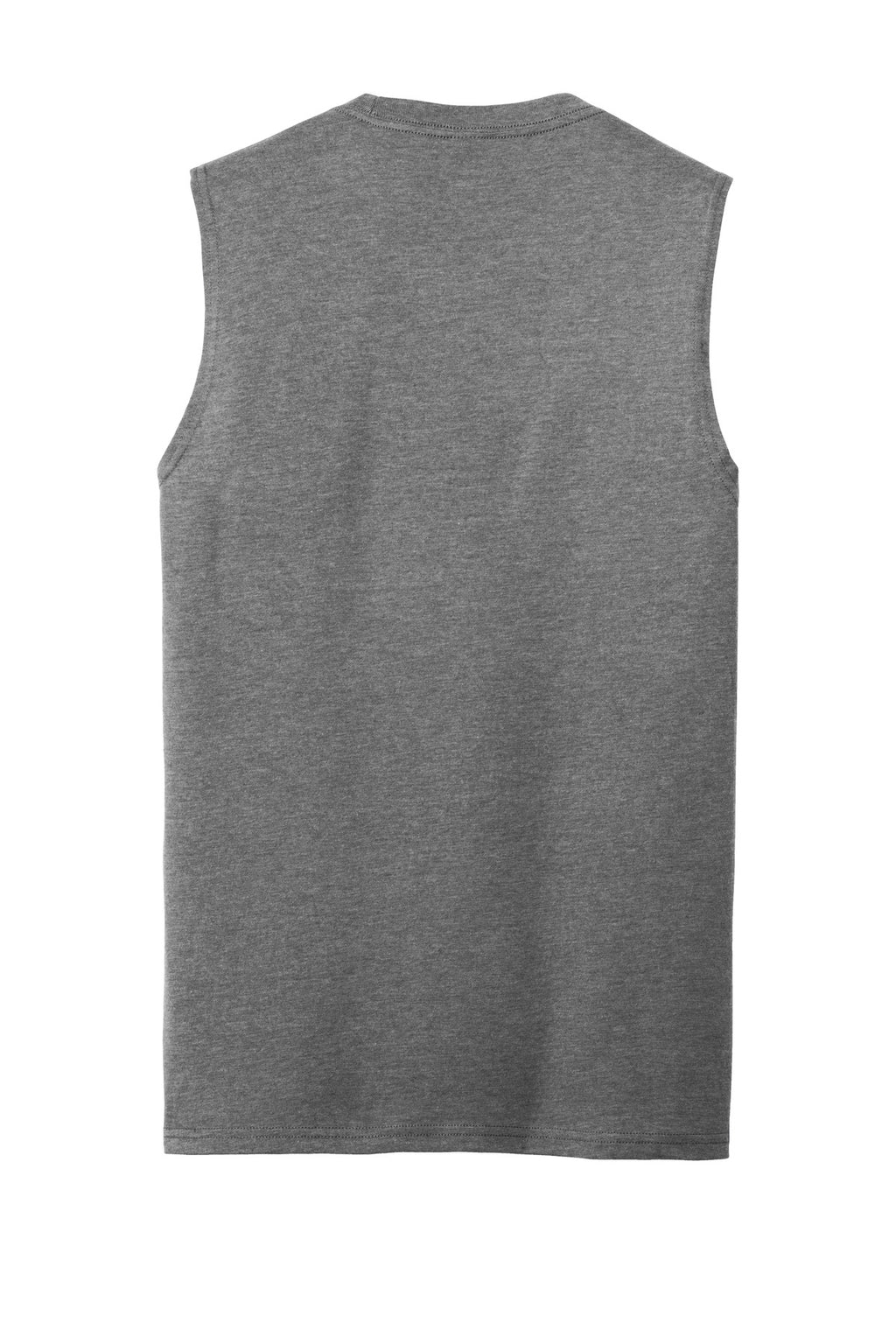 Rear View of Grey Frost District V.I.T Muscle Tank DT6300