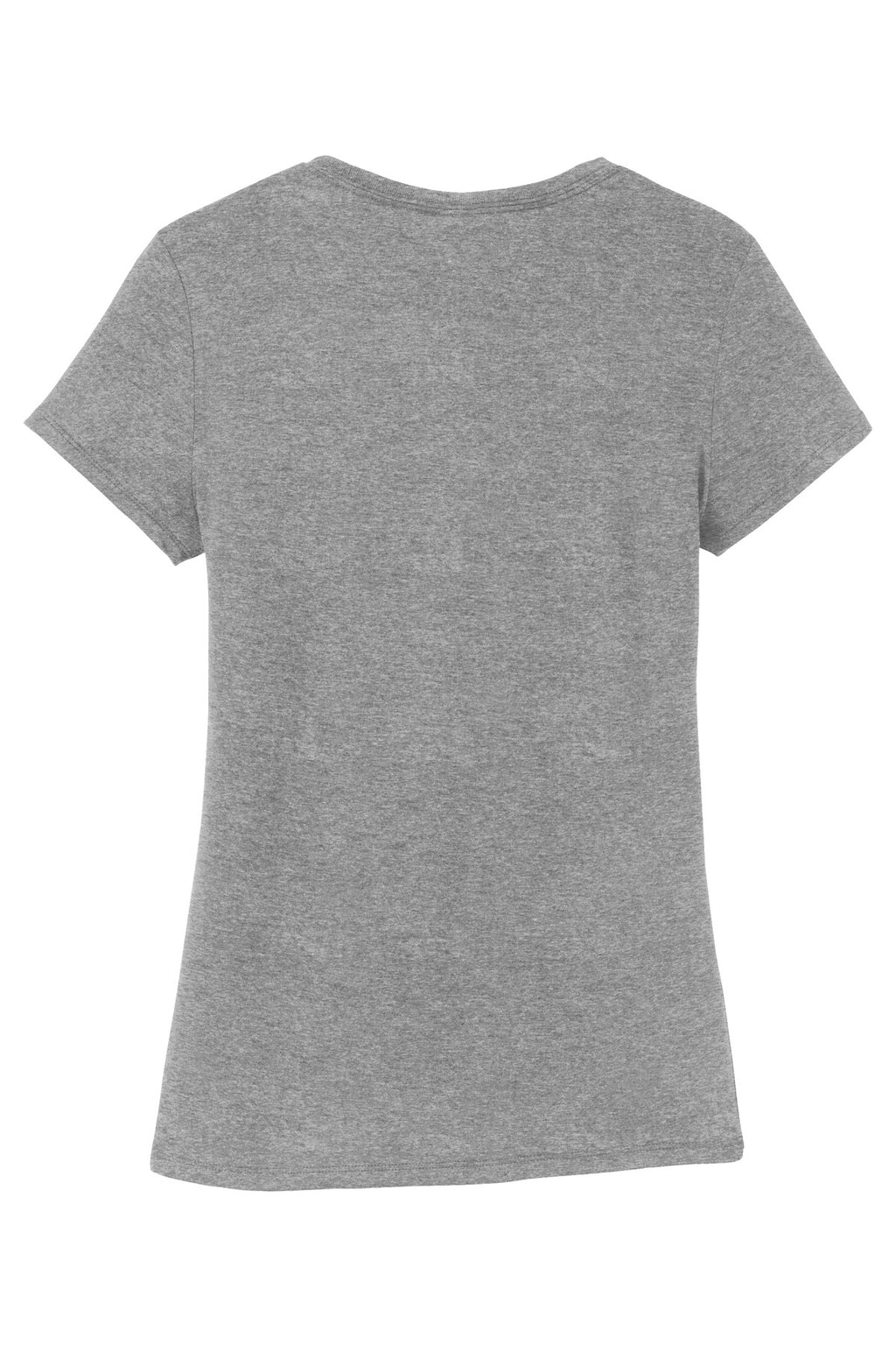 Rear View of Grey Frost District Women's Perfect Tri Tee. DM130L