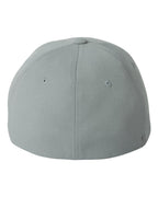 Rear View of Grey Pro-Formance® Cap - 6580