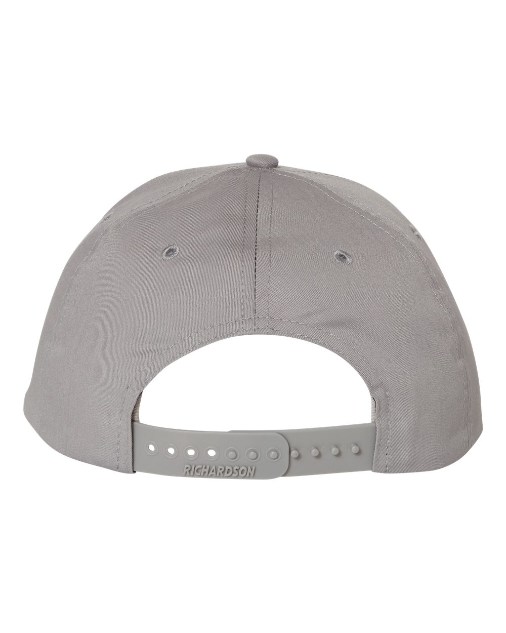 Rear View of Grey Pro Twill Snapback Cap - 212