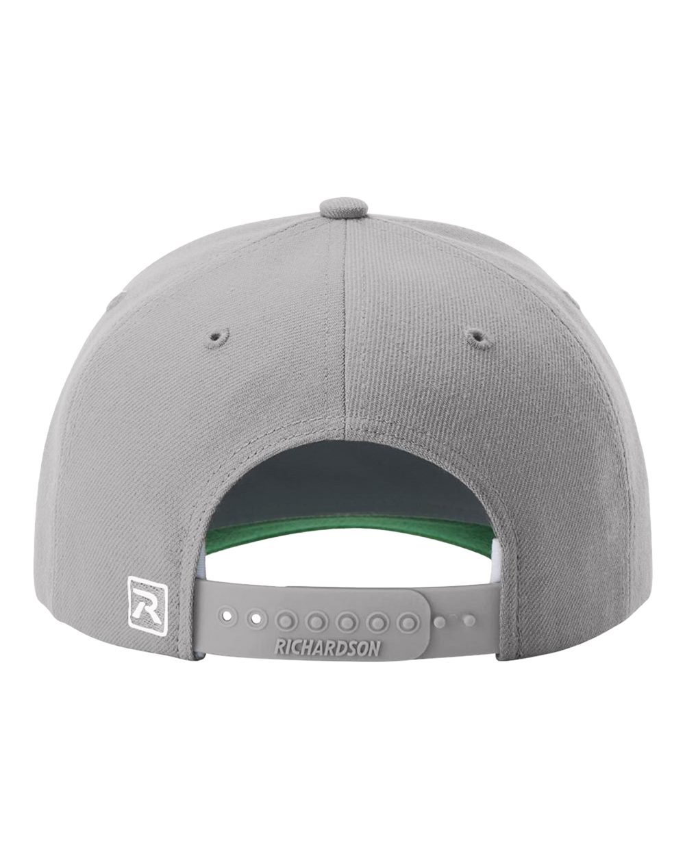 Rear View of Grey Surge Snapback Cap - 512