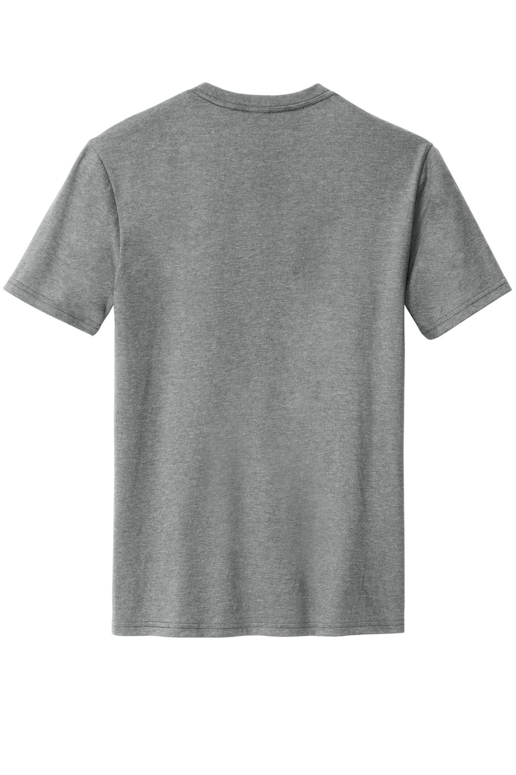 Rear View of GreyFrost District Perfect Blend CVC Tee. DM108