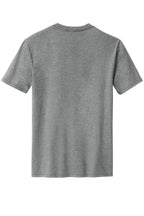 Rear View of GreyFrost District Perfect Blend CVC Tee. DM108