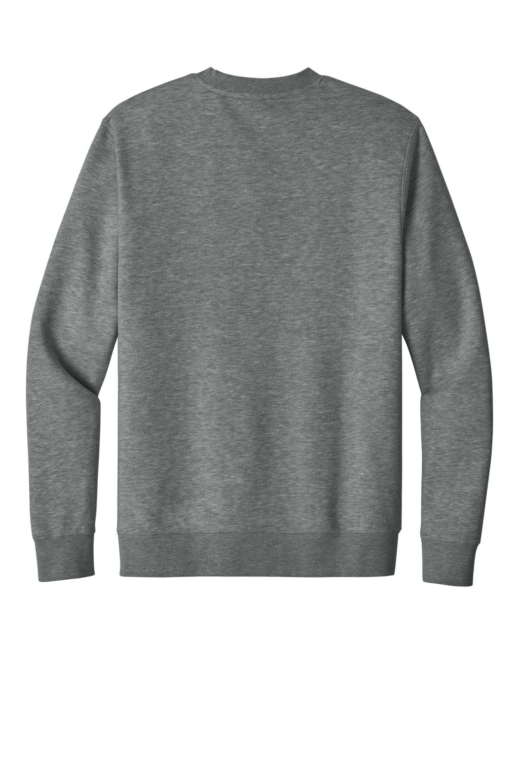 Rear View of GreyFrost District V.I.T. Fleece Crew DT6104