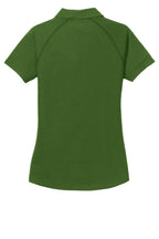 Rear View of Gridiron Green OGIO Women's Onyx Polo. LOG126