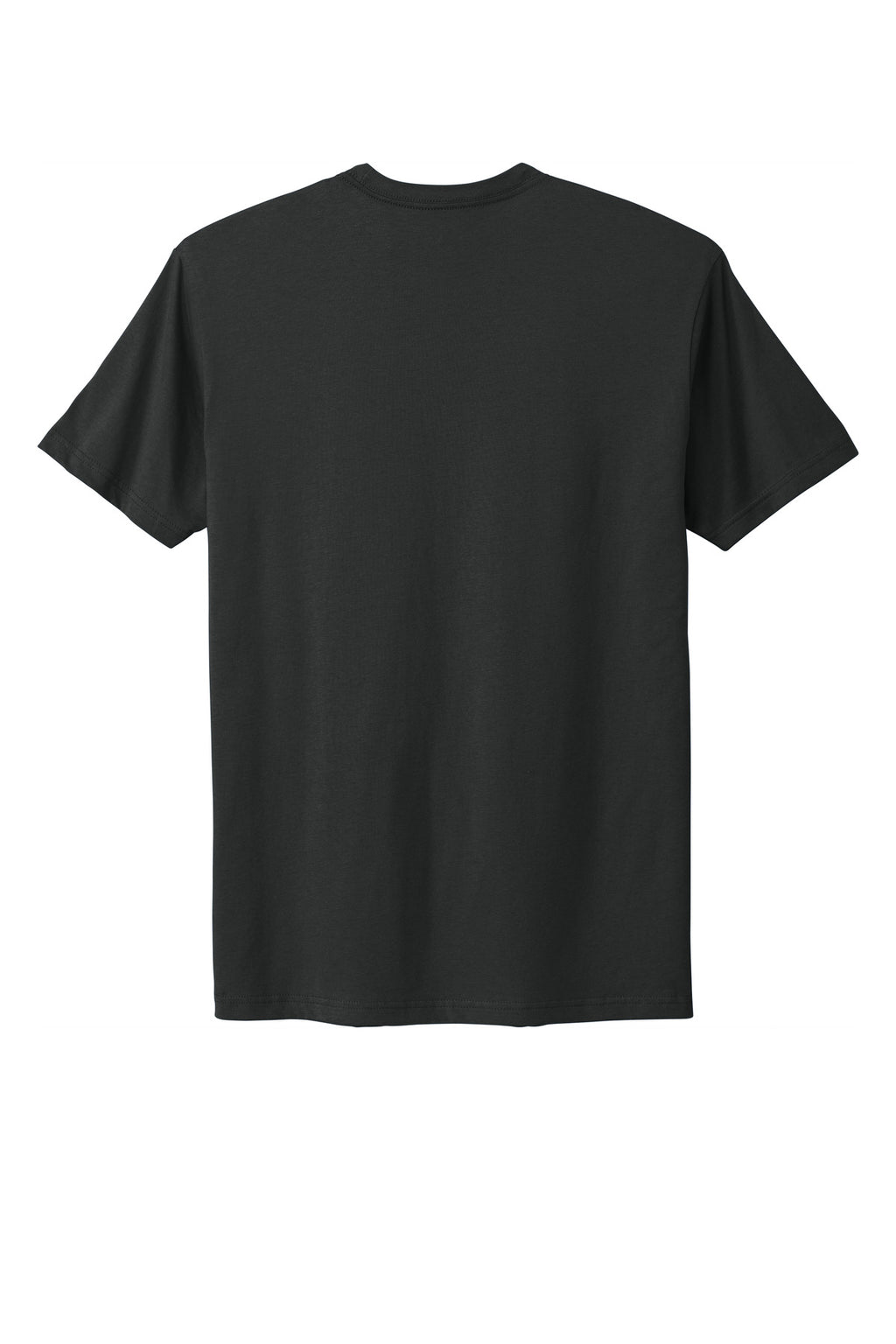 Rear View of GrphBlack Next Level Apparel Adult Cotton Tee. NL3600