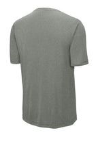 Rear View of GryConHthr Sport-Tek PosiCharge Competitor Tee. ST350