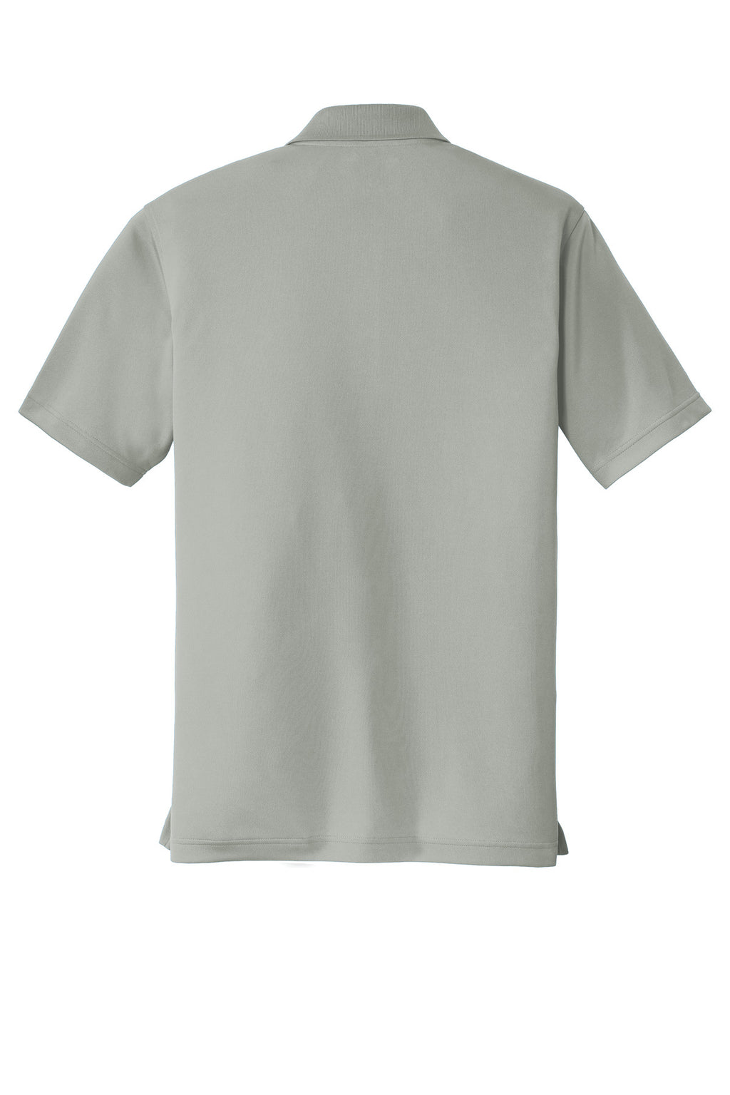 Rear View of Gusty Grey Port Authority Dry Zone UV Micro-Mesh Polo. K110