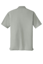 Rear View of Gusty Grey Port Authority Dry Zone UV Micro-Mesh Polo. K110